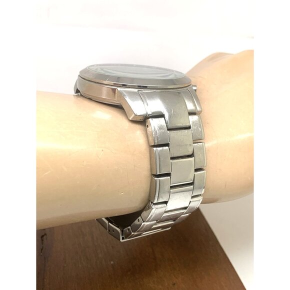 Fossil Men's Watch FS4532 Quartz Chronograph Black Dial Silver Steel 44mm USED - Picture 12 of 14